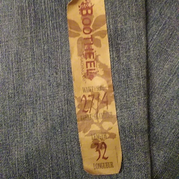 NWT REALLY COOL BOOTHEEL TRADING CO. BY SHERYL CROWE MEMPHIS JEANS. SZ 27/32 - Picture 6 of 12